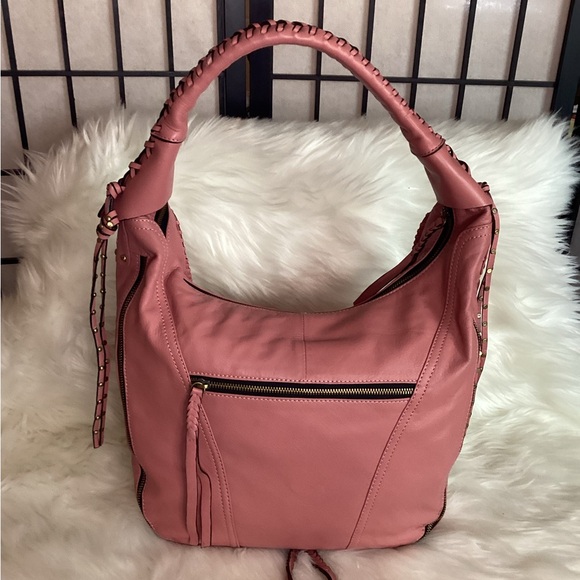 OrYANY Whipstitch Expandable Leather Hobo Bag - Picture 3 of 16